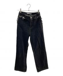 Fano Studios（ファノ ストゥディオズ）の古着「デニムパンツ」｜ブラック