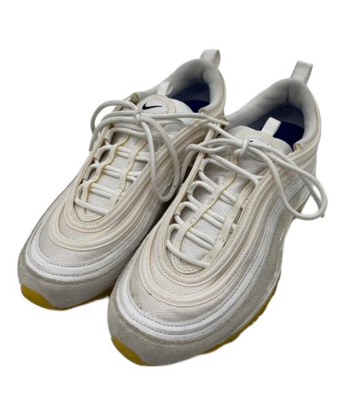 NIKE（ナイキ）NIKE (ナイキ) スニーカー ホワイト×ベージュ サイズ:27の古着・服飾アイテム
