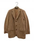 Harris Tweed×deansgateハリスツイード×）の古着「テーラードジャケット」｜ブラウン