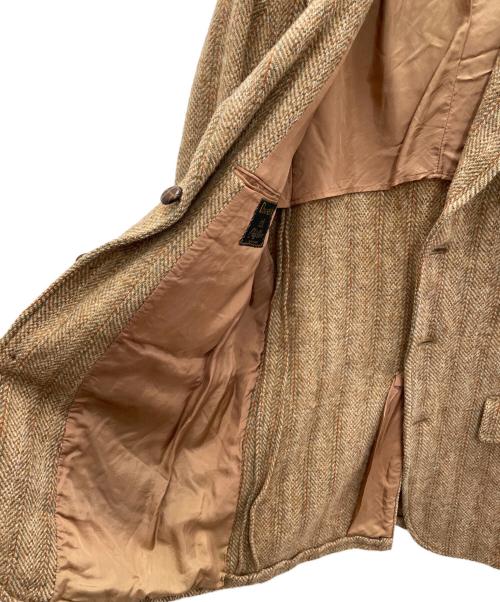 Harris Tweed（ハリスツイード）Harris Tweed (ハリスツイード) deansgate テーラードジャケット ブラウン サイズ:不明の古着・服飾アイテム