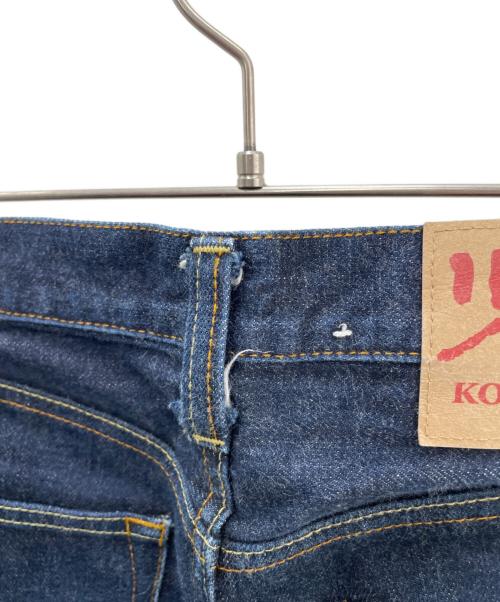 児島ジーンズ（コジマジーンズ）児島ジーンズ (コジマジーンズ) デニムパンツ ネイビー×ベージュ サイズ:30の古着・服飾アイテム