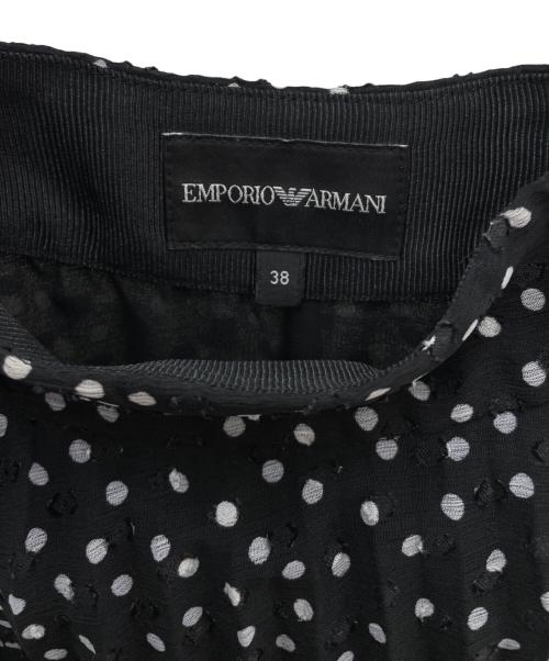 EMPORIO ARMANI（エンポリオ アルマーニ）EMPORIO ARMANI (エンポリオ アルマーニ) プリーツスカート ブラック サイズ:38の古着・服飾アイテム
