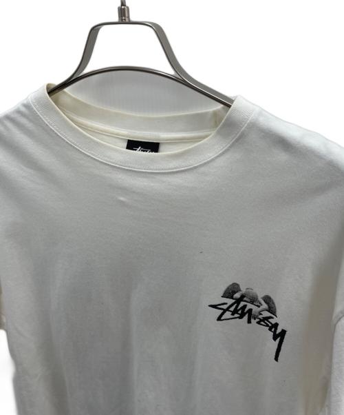 stussy（ステューシー）stussy (ステューシー) 半袖カットソー ホワイト サイズ:Lの古着・服飾アイテム