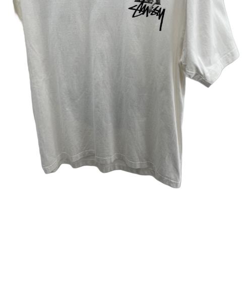 stussy（ステューシー）stussy (ステューシー) 半袖カットソー ホワイト サイズ:Lの古着・服飾アイテム