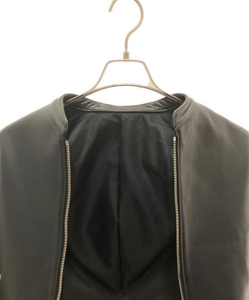 LIDnM（リドム）LIDnM (リドム) シングルライダースジャケット ブラック サイズ:Sの古着・服飾アイテム