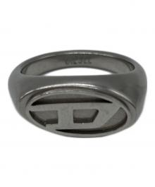 DIESEL（ディーゼル）の古着「Dロゴリング」｜シルバーカラー