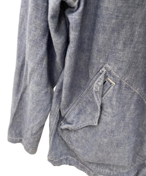 Stevenson Overall Co.（スティーブンソンオーバーオール）Stevenson Overall Co. (スティーブンソンオーバーオール) フーデッドジャケット ブルー サイズ:36の古着・服飾アイテム