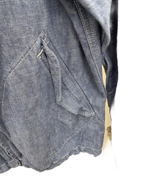 Stevenson Overall Co.（スティーブンソンオーバーオール）Stevenson Overall Co. (スティーブンソンオーバーオール) フーデッドジャケット ブルー サイズ:36の古着・服飾アイテム