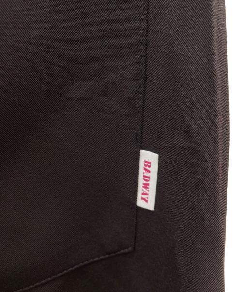 BADWAY（バッドウェイ）BADWAY (バッドウェイ) スラックス ブラウン サイズ:Mの古着・服飾アイテム
