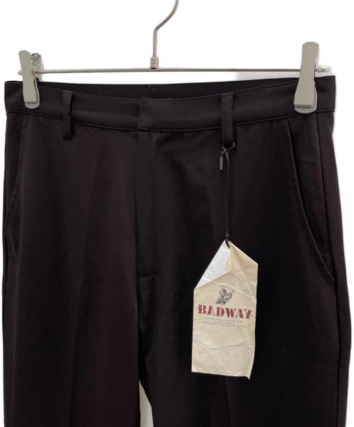 BADWAY（バッドウェイ）BADWAY (バッドウェイ) スラックス ブラウン サイズ:Mの古着・服飾アイテム