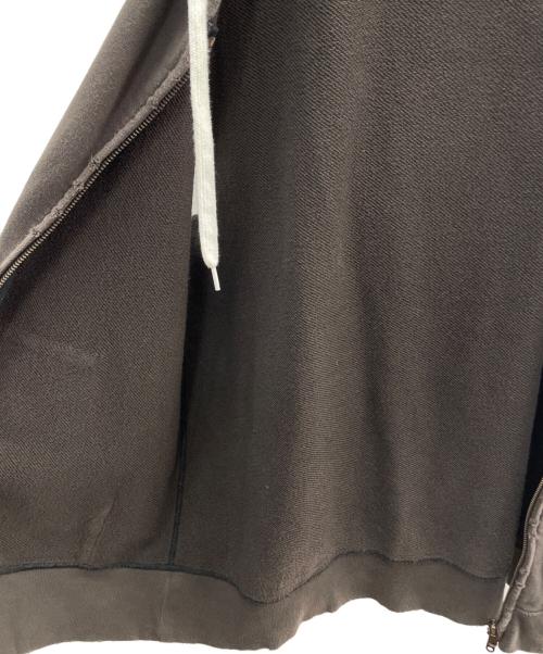 NUMBER (N)INE（ナンバーナイン）NUMBER (N)INE (ナンバーナイン) ノースリーブジップパーカー ブラウン サイズ:2の古着・服飾アイテム