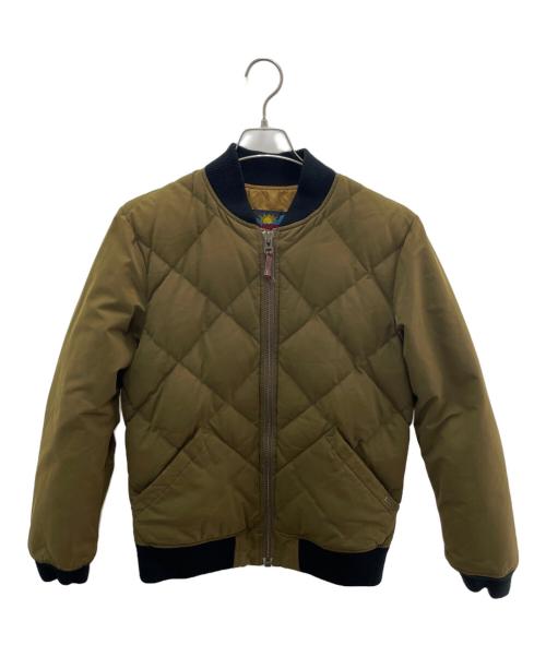 Eddie Bauer（エディーバウアー）Eddie Bauer (エディーバウアー) ダウンジャケット カーキ サイズ:Sの古着・服飾アイテム