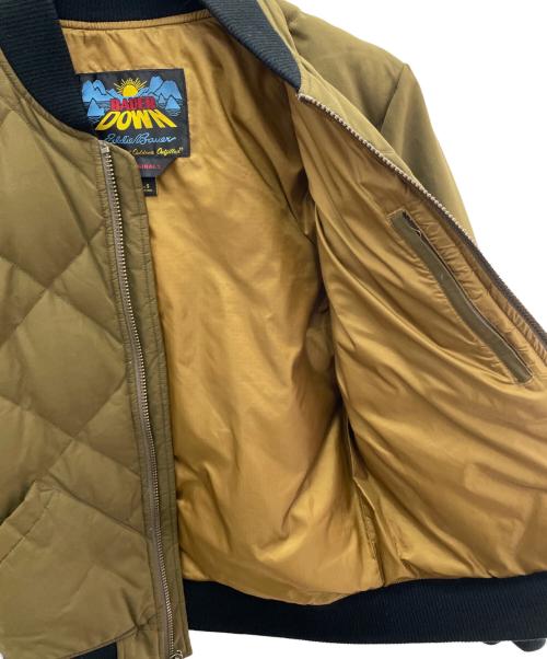 Eddie Bauer（エディーバウアー）Eddie Bauer (エディーバウアー) ダウンジャケット カーキ サイズ:Sの古着・服飾アイテム