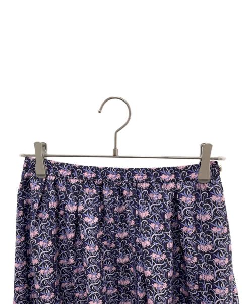 AMACA（アマカ）AMACA (アマカ) LIBERTY (リバティ) スカート パープル サイズ:40の古着・服飾アイテム