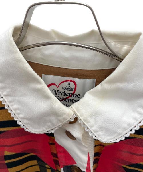 Vivienne Westwood RED LABEL（ヴィヴィアンウエストウッドレッドレーベル）Vivienne Westwood RED LABEL (ヴィヴィアンウエストウッドレッドレーベル) 長袖カットソー ブラウン サイズ:Mの古着・服飾アイテム