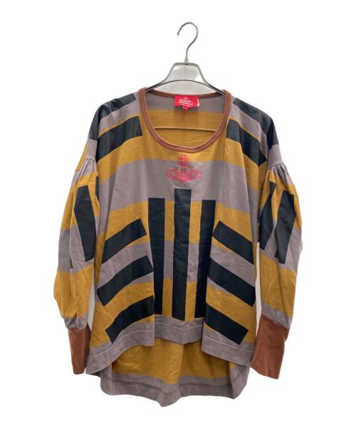 Vivienne Westwood RED LABEL（ヴィヴィアンウエストウッドレッドレーベル）Vivienne Westwood RED LABEL (ヴィヴィアンウエストウッドレッドレーベル) 長袖カットソー ブラウン サイズ:Mの古着・服飾アイテム