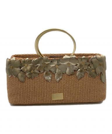 イタリアvintage　かごバッグ　美品 美品 ランセル LANCEL ☆ ヴィンテージ かごバッグ イタリア製 自立OK