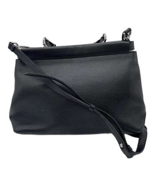 HUGO BOSS（ヒューゴ ボス）HUGO BOSS (ヒューゴ ボス) 2WAYショルダーバッグ ブラックの古着・服飾アイテム
