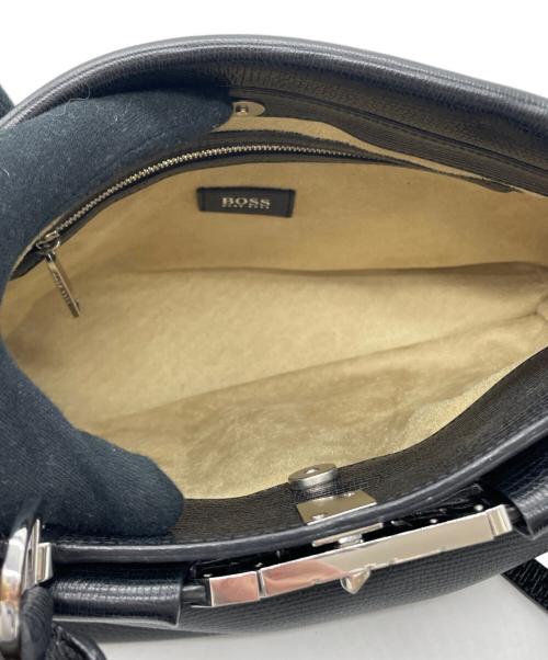 HUGO BOSS（ヒューゴ ボス）HUGO BOSS (ヒューゴ ボス) 2WAYショルダーバッグ ブラックの古着・服飾アイテム