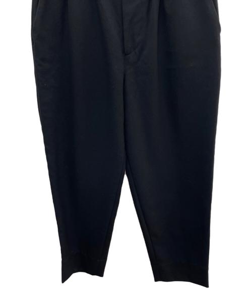 Dulcamara（ドゥルカマラ）Dulcamara (ドゥルカマラ) ウールタックパンツ ブラックの古着・服飾アイテム