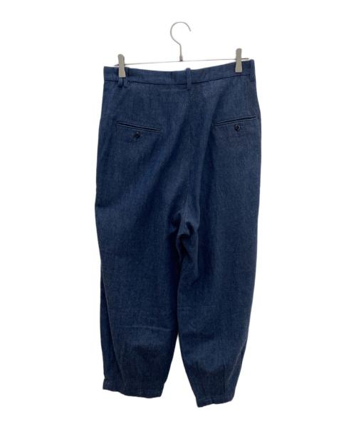 m's braque（エムズブラック）m's braque (エムズブラック) タックパンツ ネイビー サイズ:91cm (W36)の古着・服飾アイテム