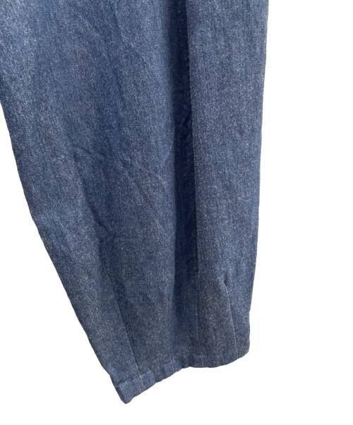 m's braque（エムズブラック）m's braque (エムズブラック) タックパンツ ネイビー サイズ:91cm (W36)の古着・服飾アイテム