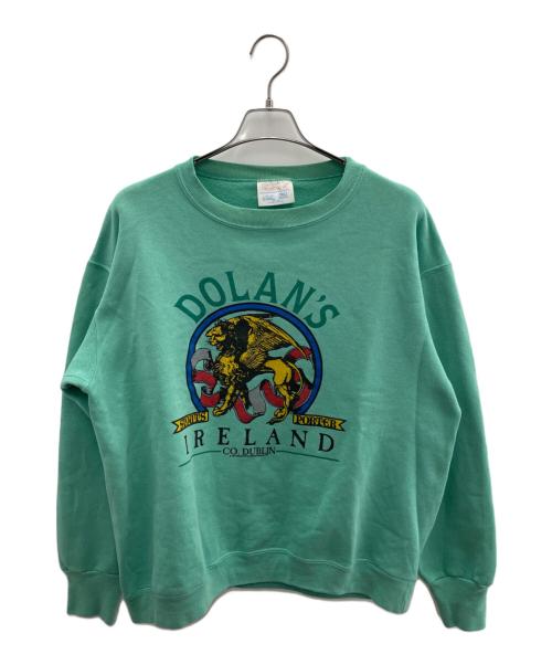 Healthknit（ヘルスニット）Healthknit (ヘルスニット) スウェット グリーン サイズ:Lの古着・服飾アイテム