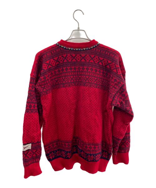 DALE OF NORWAY（ダーレ オブ ノルウェイ）DALE OF NORWAY (ダーレ オブ ノルウェイ) 厚手ニット レッド サイズ:XLの古着・服飾アイテム