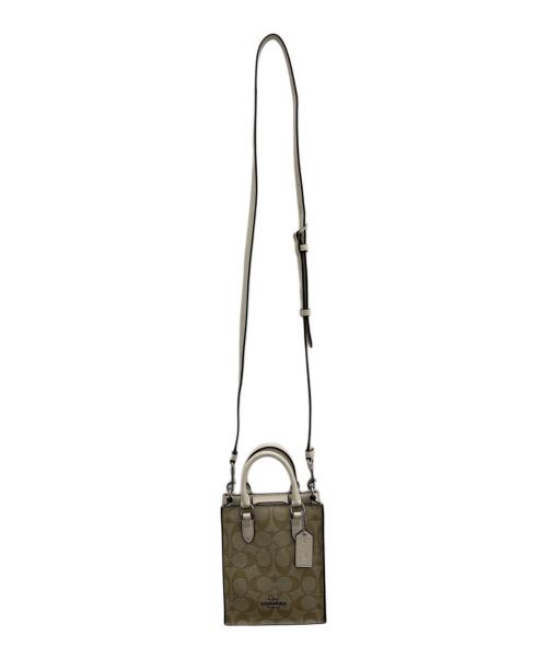 COACH（コーチ）COACH (コーチ) ショルダーバッグ ベージュの古着・服飾アイテム