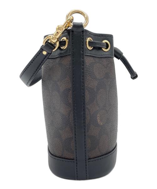 COACH（コーチ）COACH (コーチ) ショルダーバッグ ブラウン×ブラックの古着・服飾アイテム