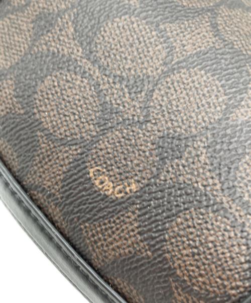 COACH（コーチ）COACH (コーチ) ショルダーバッグ ブラウン×ブラックの古着・服飾アイテム