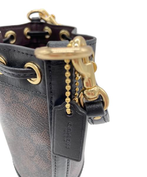 COACH（コーチ）COACH (コーチ) ショルダーバッグ ブラウン×ブラックの古着・服飾アイテム