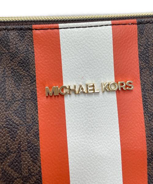 MICHAEL KORS（マイケル・コース）MICHAEL KORS (マイケル・コース) トートバッグ ブラウンの古着・服飾アイテム
