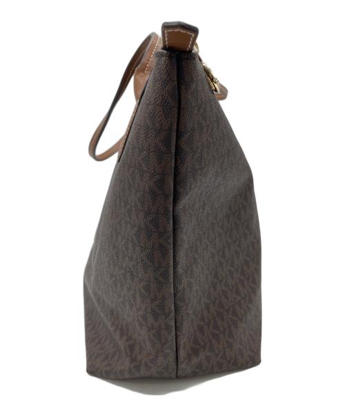 MICHAEL KORS（マイケル・コース）MICHAEL KORS (マイケル・コース) トートバッグ ブラウンの古着・服飾アイテム