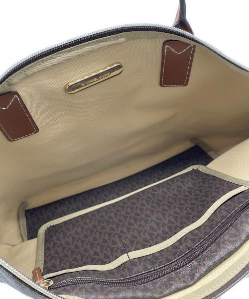 MICHAEL KORS（マイケル・コース）MICHAEL KORS (マイケル・コース) トートバッグ ブラウンの古着・服飾アイテム