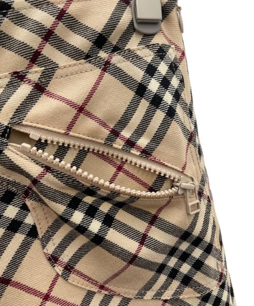 BURBERRY BLUE LABEL（バーバリー ブルー レーベル）BURBERRY BLUE LABEL (バーバリー ブルー レーベル) ノバチェックスカート ブラウン サイズ:36の古着・服飾アイテム