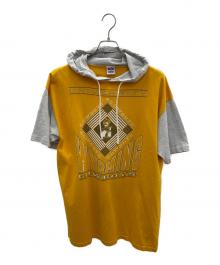 ALL STAR DESIGNS（オールスターデザインズ）の古着「半袖カットソー」｜イエロー