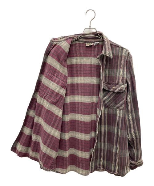 FIVE BROTHER（ファイブブラザー）FIVE BROTHER (ファイブブラザー) 長袖シャツ レッド サイズ:XLの古着・服飾アイテム