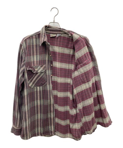 FIVE BROTHER（ファイブブラザー）FIVE BROTHER (ファイブブラザー) 長袖シャツ レッド サイズ:XLの古着・服飾アイテム