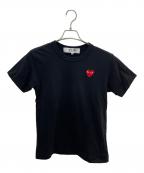 PLAY COMME des GARCONSプレイコムデギャルソン）の古着「半袖カットソー」｜ブラック
