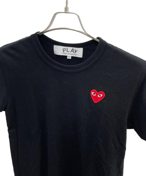PLAY COMME des GARCONS（プレイコムデギャルソン）PLAY COMME des GARCONS (プレイコムデギャルソン) 半袖カットソー ブラック サイズ:ＸＳの古着・服飾アイテム