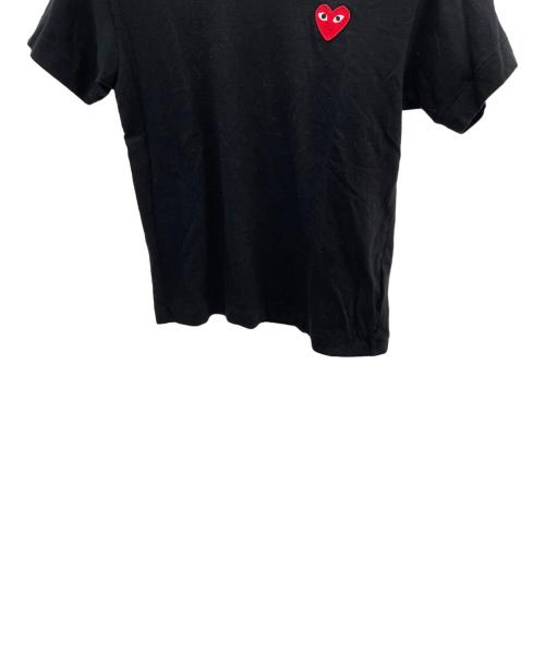 PLAY COMME des GARCONS（プレイコムデギャルソン）PLAY COMME des GARCONS (プレイコムデギャルソン) 半袖カットソー ブラック サイズ:ＸＳの古着・服飾アイテム