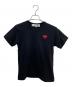 PLAY COMME des GARCONS（プレイコムデギャルソン）の古着「半袖カットソー」｜ブラック