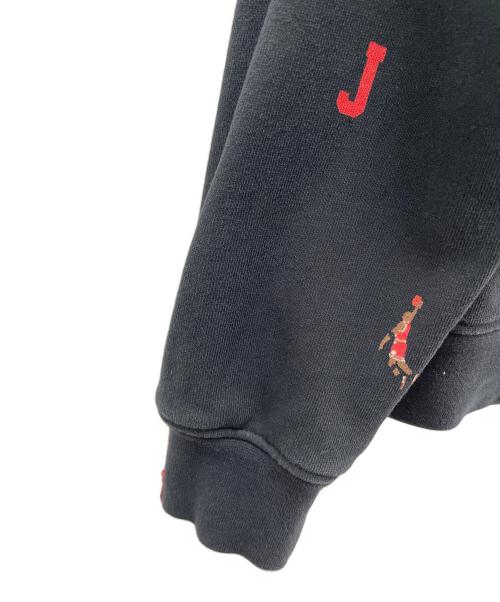 NIKE（ナイキ）NIKE (ナイキ) プルオーバーパーカー ブラック×レッド サイズ:Lの古着・服飾アイテム
