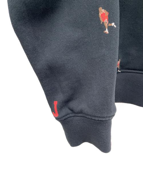 NIKE（ナイキ）NIKE (ナイキ) プルオーバーパーカー ブラック×レッド サイズ:Lの古着・服飾アイテム