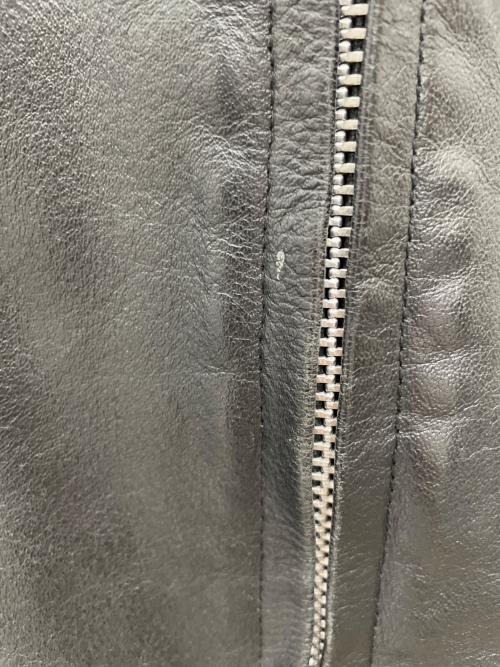 HORN WORKS（ホーンワークス）HORN WORKS (ホーンワークス) シングルライダースジャケット ブラック サイズ:Mの古着・服飾アイテム