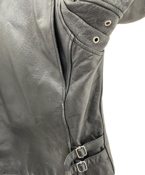 HORN WORKS（ホーンワークス）HORN WORKS (ホーンワークス) シングルライダースジャケット ブラック サイズ:Mの古着・服飾アイテム