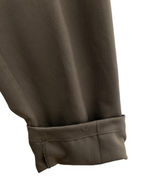 Savane（サヴァーン）Savane (サヴァーン) タックワイドパンツ ブラウン サイズ:34×34の古着・服飾アイテム