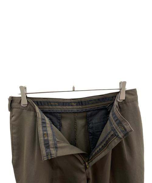 Savane（サヴァーン）Savane (サヴァーン) タックワイドパンツ ブラウン サイズ:34×34の古着・服飾アイテム