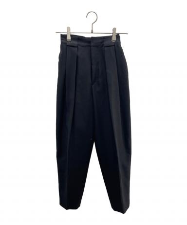 LOHEN ローヘン　黒 ダブルウエストハーフパンツ 中古・古着通販】LOHEN (ローヘン) パンツ ブラック サイズ:36